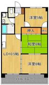 スカール上上津役の間取り画像