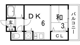 イズミコートの間取り画像