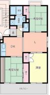 トリヴァンベール原木中山の間取り画像