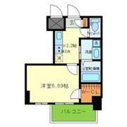プレジオ東天満の間取り画像
