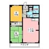 虫明第二マンションの間取り画像