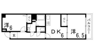 ハーデンハイツの間取り画像