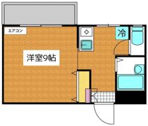 ビュー市川の間取り画像