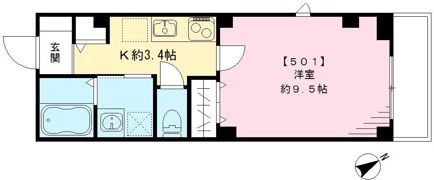 ムサシヤレジデンスの間取り画像