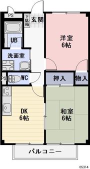 ハイランドⅠの間取り画像