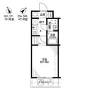 プレール・ドゥーク三鷹の間取り画像