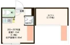 ハーモニーテラス南町の間取り画像