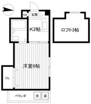 シックヴィラヨーコーVの間取り画像