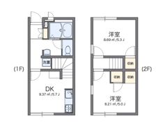 レオパレスDACHIKAの間取り画像