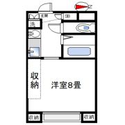 K2フラットの間取り画像