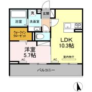 ドヌール・エスパース B棟の間取り画像