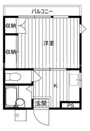 クリエール富岡の間取り画像