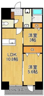 プレジデンス ざ京の間取り画像
