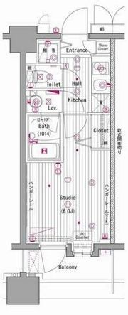 グランド・ガーラ横濱元町の間取り画像