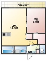 エスカーザの間取り画像