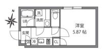 FABRIC中井due Residenceの間取り画像