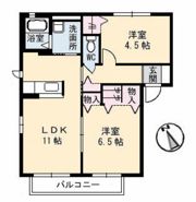 グランマスト広駅前 Bの間取り画像