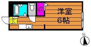 サンクオーレ青江 Cの間取り画像