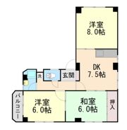 石町コーポの間取り画像