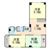 石町コーポの間取り画像