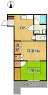 オアシス神原の間取り画像