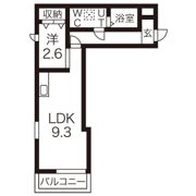 メリディアン小松島の間取り画像