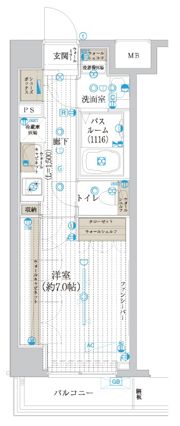 フュージョナル浮間舟渡の間取り画像