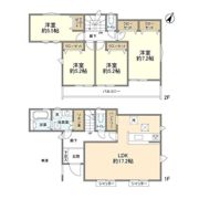 4191ふじみ野市南台1棟1号棟の間取り画像