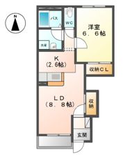 ハイツ憩の間取り画像