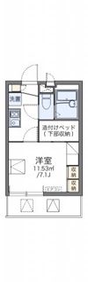レオパレスFuminの間取り画像