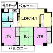 スカイフォレストの間取り画像