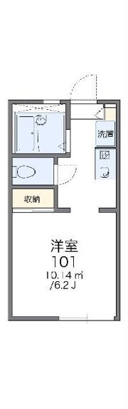 レオパレスウィル山手の間取り画像