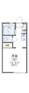 レオパレスウィル山手の間取り画像