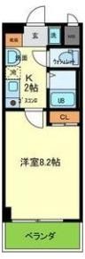 ダイドーメゾン岡本駅前205号室の間取り画像