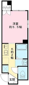 フィカーサ東新宿の間取り画像