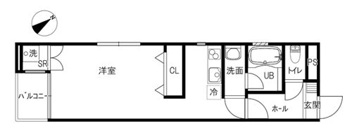フォレストリーフEの間取り画像