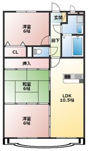 ロイヤルハイツⅡの間取り画像