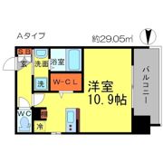 アドバンス大阪城アンジュの間取り画像