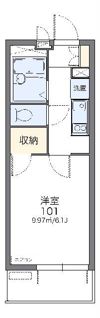 レオパレスASABAⅡの間取り画像