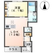 アンサンブルⅠの間取り画像