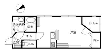エスキーナ天神町の間取り画像