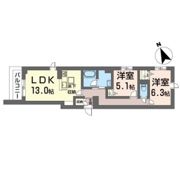 シャーメゾンハレムサシノ マーリエの間取り画像