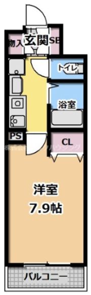 アーバンエース守口パルの間取り画像