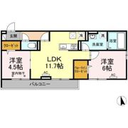ソレイユ（余戸東）の間取り画像