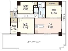 セジュールHARAの間取り画像