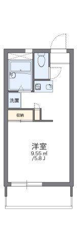 レオパレスグリーンハイツCの間取り画像