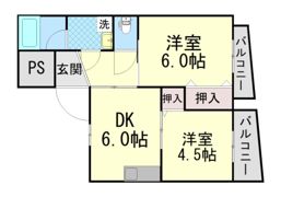 TMハイツ深江の間取り画像