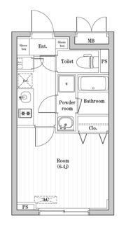 コンポジット渋谷本町の間取り画像