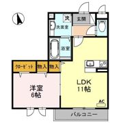 プリエール高倉の間取り画像