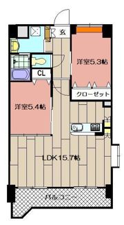 戸畑駅前銀座ビルの間取り画像
